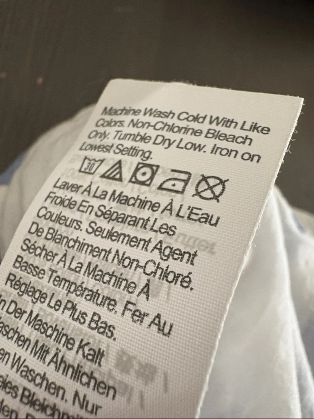 J Crew Factory Tiered midi skirt Sail Blue Stripe Pull on Cotton Preppy Size M - Picture 11 of 13